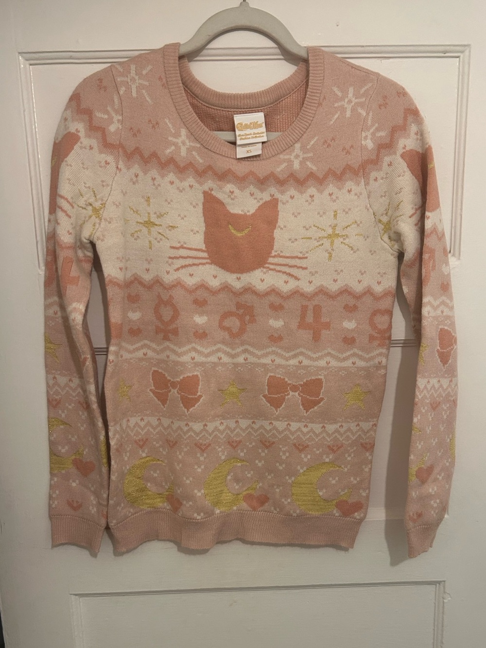 Sailor Moon Luna Holiday Sweater BoxLunch Exclusive NWOT Size XS